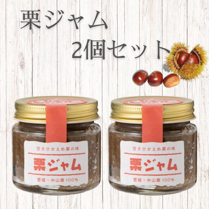 中山栗 栗ジャム 2個 ジャム  食パン トースト ホットケーキ 栗 愛媛 伊予市 ｜B197