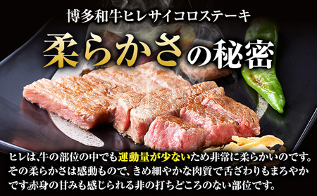 博多和牛 ヒレサイコロステーキ 600g 久田精肉店株式会社《30日以内に出荷予定(土日祝除く)》 博多和牛 牛肉 赤身 600g A5等級 訳あり ステーキ 国産 