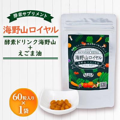 ふるさと納税 岡崎市 〈健康食品・酵素サプリメント〉海野山ロイヤル1袋(60粒入り)