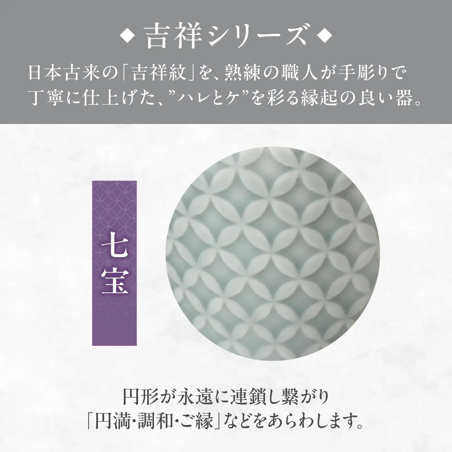 【美濃焼】 吉祥 8.5猪口カップ 七宝  瑞浪市 / JS企画 小田陶器  陶器 食器 カップ コップ 猪口[AZAZ315]