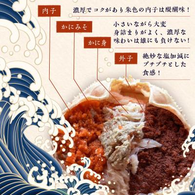 ふるさと納税 京丹後市 訳あり☆蟹の宝石箱☆ お手軽!逸品! セイコガニ甲羅盛 小サイズ 3個 |  | 03