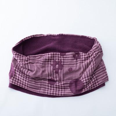 ふるさと納税 見附市 花柄ジャガードスヌード C/#エンジ |  | 01