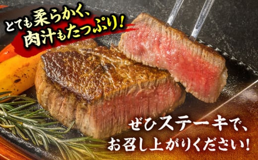 【希少部位！】博多和牛 シャトーブリアン ステーキ 150g×5枚 （計750g）＜肉のくまもと屋＞ 那珂川市 ステーキ 肉 黒毛和牛 赤身 ステーキ肉 フィレ ヒレ シャトーブリアン ヒレ肉 [GB