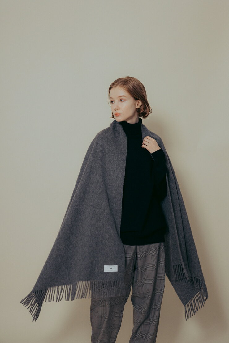 【ふるさと納税】カシミヤ100% ビッグストール | カシミア お洒落 おしゃれ ファッション ストール 国産 日本製 大きめ 大判 無地 [3172-3713／4047-4049]