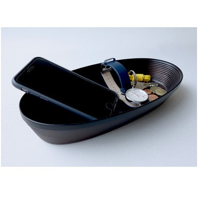 BUNACO　IB-C722　オーバルボックス　Mサイズ(ダークブラウン)【1650536】