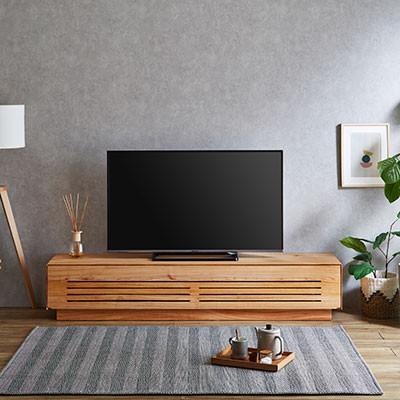 ふるさと納税 大川市 テレビ台 ルーチェ センダン無垢【サイズ:幅154-204cm、カラー:センダン無垢】