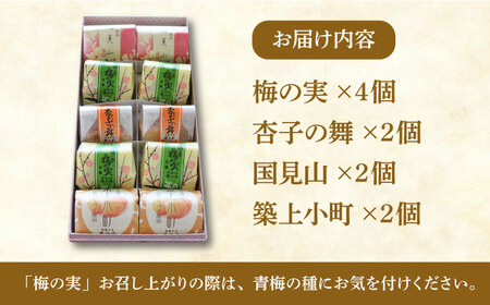 【老舗の菓子屋 鹿の子】和菓子 詰め合わせ「いろどり」4種 10個《築上町》【有限会社　御菓子司　鹿の子】 [ABAC002] 和菓子おすすめ 人気和菓子 こだわり和菓子 自宅用和菓子 和菓子お取り寄
