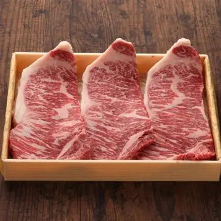 GI認証　くまもとあか牛サーロインステーキ　200g×3枚(益城町)【配送不可地域：離島】【1461215】