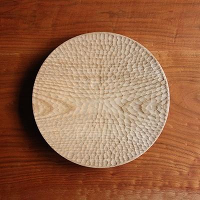 ふるさと納税 小浜市 栗の木皿　〜手彫り〜