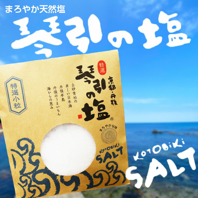 【ふるさと納税】【楽天限定】海からの恵み★ 琴引の塩 特選小粒 塩 しお 食塩 sio 料理 足し塩 追い塩 持ち塩 マイ塩 塩分 チャージ 塩分補給 夏バテ解消 熱中症予防 天然 ミネラル 塩 調味料 国産 京都産 鳴き砂 日本海 海水 ガチャ 3000 3,000 円