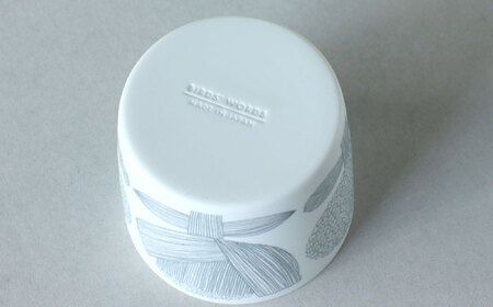 【BIRDS' WORDS】DAY BY DAY CUP [BIRDS＆FLOWERS]グレー【1489270】
