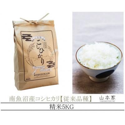 ふるさと納税 南魚沼市 【R7年産】南魚沼産コシヒカリ【従来品種】山本家精米5kg