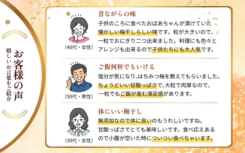 紀州南高梅 白干し1kg /塩分：約18％　　【jke002】