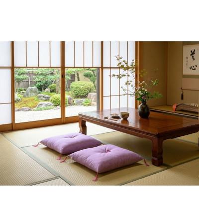 ふるさと納税 天理市 ローズパープル小座布団45cm×45cm　2枚セット |  | 01