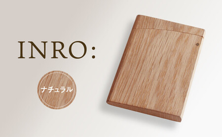 【オークヴィレッジ】INRO: ナチュラル 木のカードケース | ギフトラッピング対応 雑貨 ビジネス 名刺 おしゃれ 木製 飛騨高山 オークヴィレッジ(株) AH300VC13