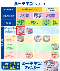 シーチキンファンシー1ケース（140g×24缶) (a34-015)