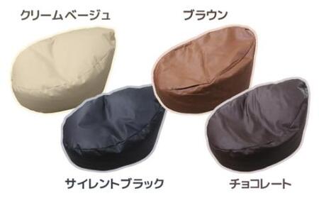 ビーズクッション タマゴロン _ブラウン【G0321】