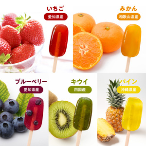 国産果実の新食感スイーツ　葛(くず)アイスバー [020N06]葛餅アイス 葛アイスバー 葛フルーツアイス 溶けないアイス 葛スイーツ