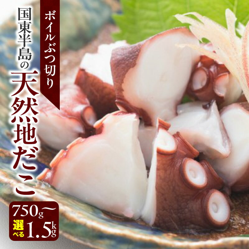 【ふるさと納税】天然 地だこ タコ ぶつ切り パック 国産 国東 ボイル 天然だこ 真蛸 小分け 便利 使い勝手 食べやすい 選べる 容量 750g 150g×5 1.5kg 150g×10 パスタ ピザ たこ焼き 酢の物 サラダ 唐揚げ シーフード アヒージョ 九州 大分 お取り寄せ グルメ 送料無料