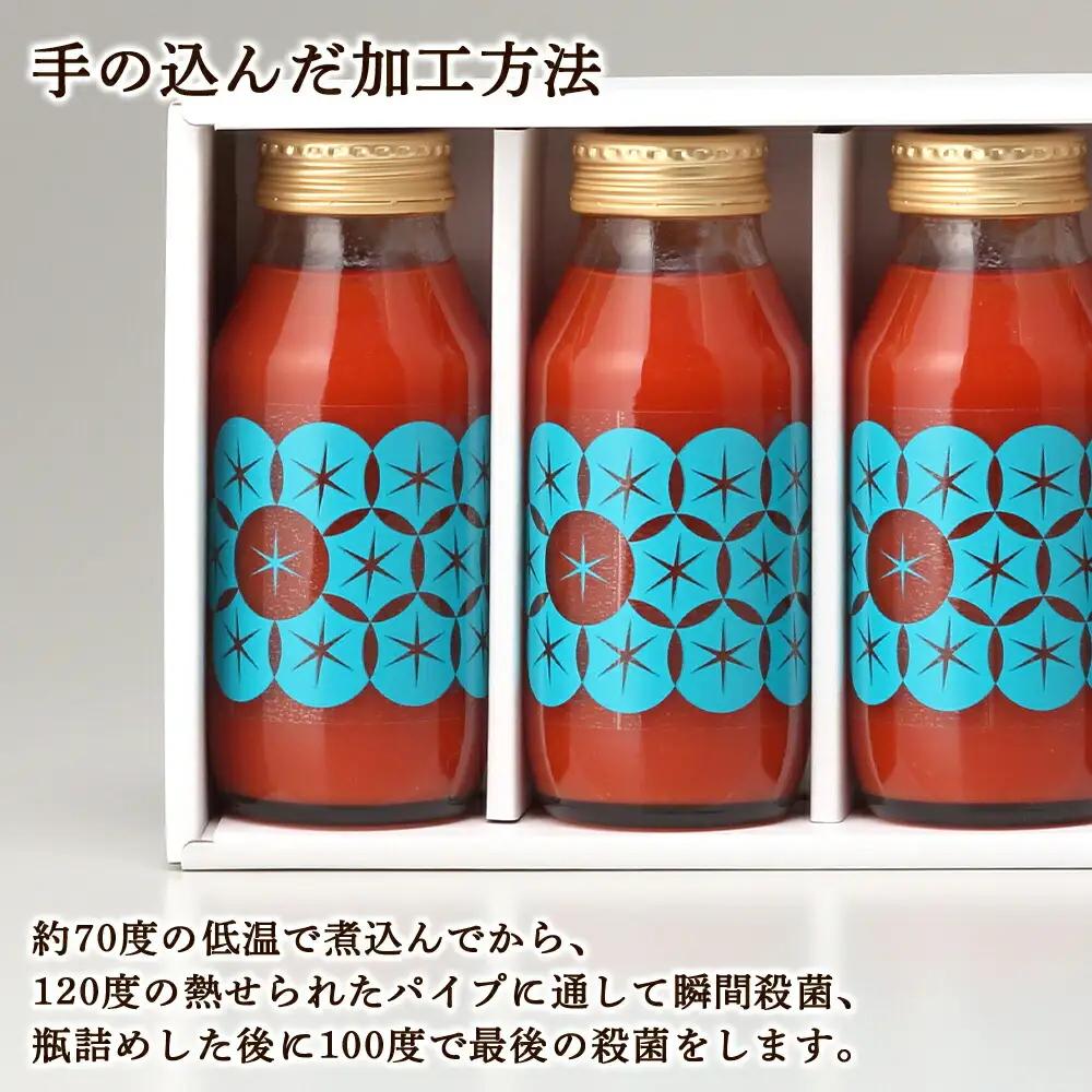 中野ファームのトマトジュース 180ml×5本セット 食塩無添加 添加物不使用 100% 【余市のトマトジュース】フルーツトマトジュース 高糖度トマトジュース 無添加トマトジュース 北海道産トマトジュ