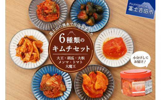 キムチ 詰め合わせ 6種類 キムチ彩りセット 食べ比べ セット 白菜キムチ カクテキ オイキムチ メンマキムチ トマト 大魔王キムチ 大根 胡瓜 きゅうり 人気 新鮮 うまみ レギュラーセット