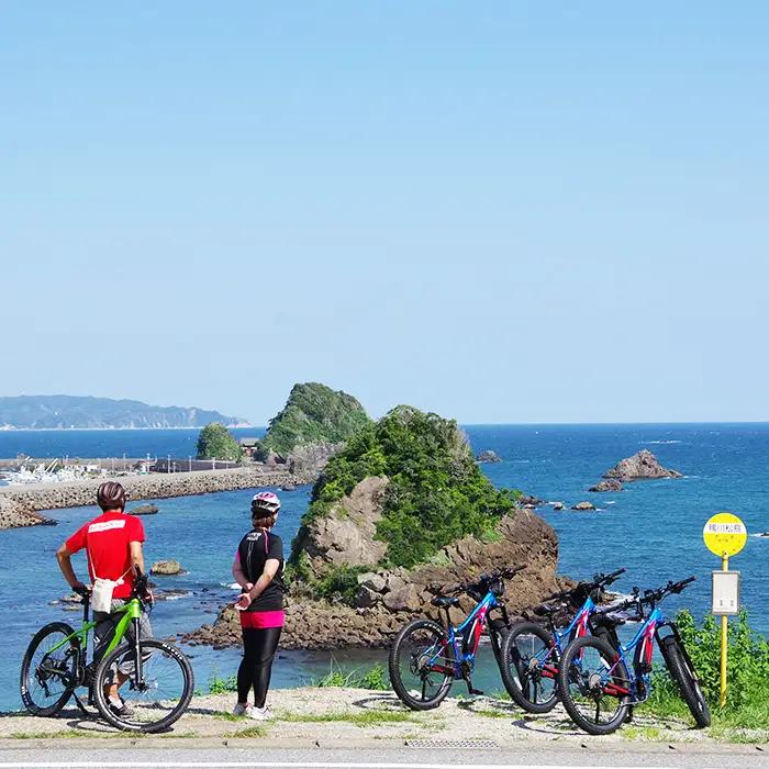 【かもちゃり＋】里山・里海RIDE『E-MTB（マウンテンバイク）』４時間レンタル利用券（大人１名）／《千葉県鴨川市》レンタサイクル 電動アシスト自転車 サイクリング 自転車レンタル サイクリング体験