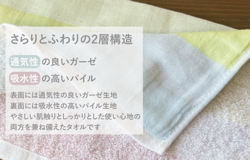 【スピード発送】空色タオル 虹 1枚【ハンドタオル 泉州タオル 日本製 ギフト 贈り物】 G2785