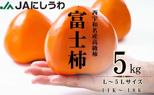 
            JAにしうわの季節のくだもの(富士柿5kg)＜D08-23＞【1443271】
          