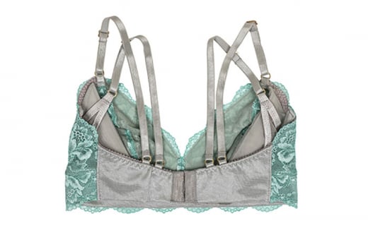 【サイズSM】【ノンワイヤーで楽々】FINAL FORM ブラジャー単品 Turquoise blue ターコイズブルー  yvesju イヴジュ イヴジュビリー ブラジャー ノンワイヤー ナイトブラ
