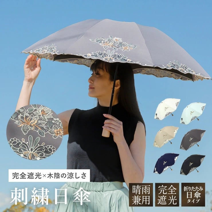 
            【シノワズリーモダン京都】花鳥オーガンジーカットワーク刺繍かわず張りショート折りたたみ日傘 モカ  ［ 京都 日傘 ブランド 女優日傘 完全遮光 晴雨兼用 カットワーク刺繍 おしゃれ 軽量 人気 おすすめ ギフト プレゼント お取り寄せ 通販 送料無料 ふるさと納税 ］
          