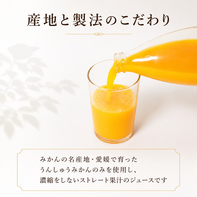 POM 愛媛みかん ストレート 780ml×6本 果汁100% みかんジュース オレンジジュース ストレートジュース ポンジュース 果汁飲料 愛媛県産 温州みかん 愛媛県 松山市 人気おすすめ