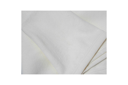 毛布の町 泉大津市産・ベビー毛布 (無地) アイボリー色 [3455]