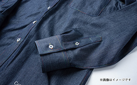 ソフトデニムのプレミアムシャツ(XLサイズ)