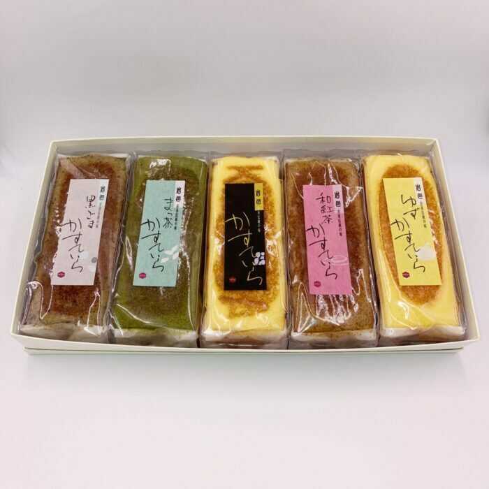 【ふるさと納税】かめや菓子舗のかすていら5本セット / デザート スイーツ おやつ おかし お菓子 和菓子 焼き菓子 お取り寄せ プレゼント 人気 /恵那市/かめや菓子舗[AUAZ001]