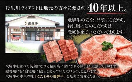 【1月配送】2種食べ比べ サイコロステーキ！飛騨牛 A5等級 500g (サーロイン250g＋もも250g) | 黒毛和牛 ブランド牛 豪華 人気 おすすめ 丹生川精肉 JJ007VC01