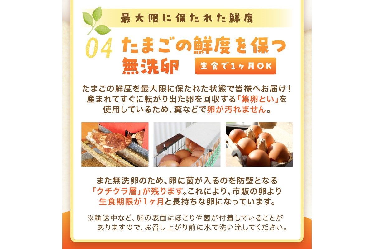 【I6-002】〈平飼い卵〉あかねの虜（20個/月）【12カ月定期便】