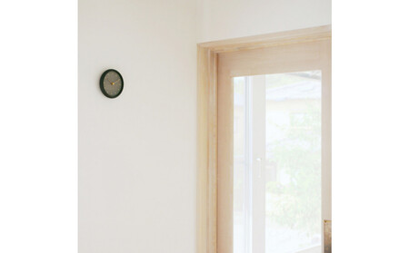 はなもっこ 掛時計 淡墨　ブラック