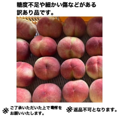 訳あり 桃2kg以上【配送不可地域：離島】