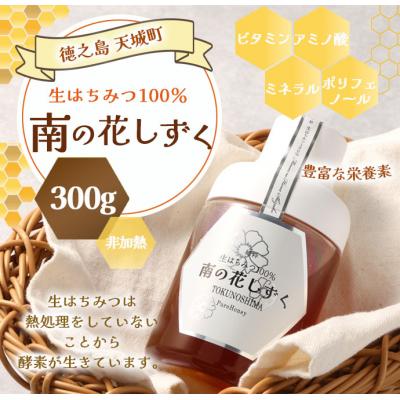 ふるさと納税 天城町 徳之島産 天城町 生はちみつ 南の花しずく ハチミツ 300g 生蜜 非加熱 はちみつ 蜂蜜 国産