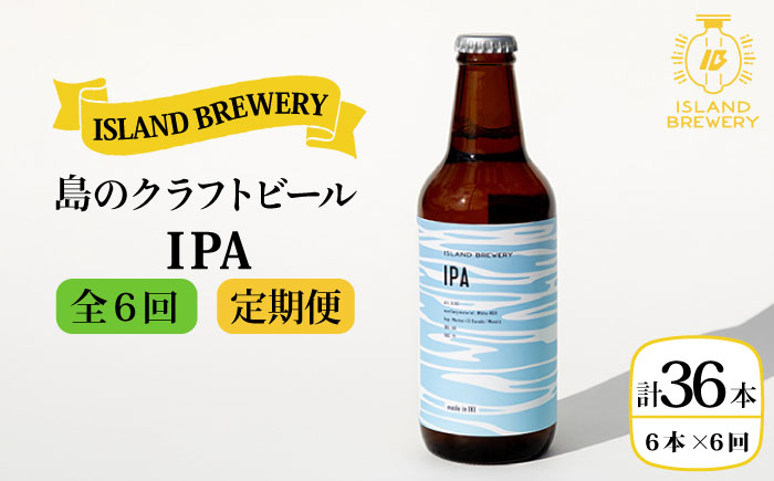 
【全6回 定期便 】クラフトビール 地ビール IPA 6本 【ISLAND BREWERY】 《 壱岐市 》[JED013] 102000 102000円
