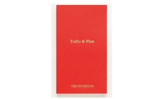 SZ0277　ToDo＆Plan　タスク管理ノート A5 スリム【レッド】