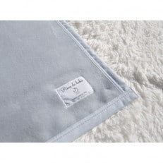 綿100% ジュニア毛布　ダークグレー 100×140cm　毛布の町泉大津産