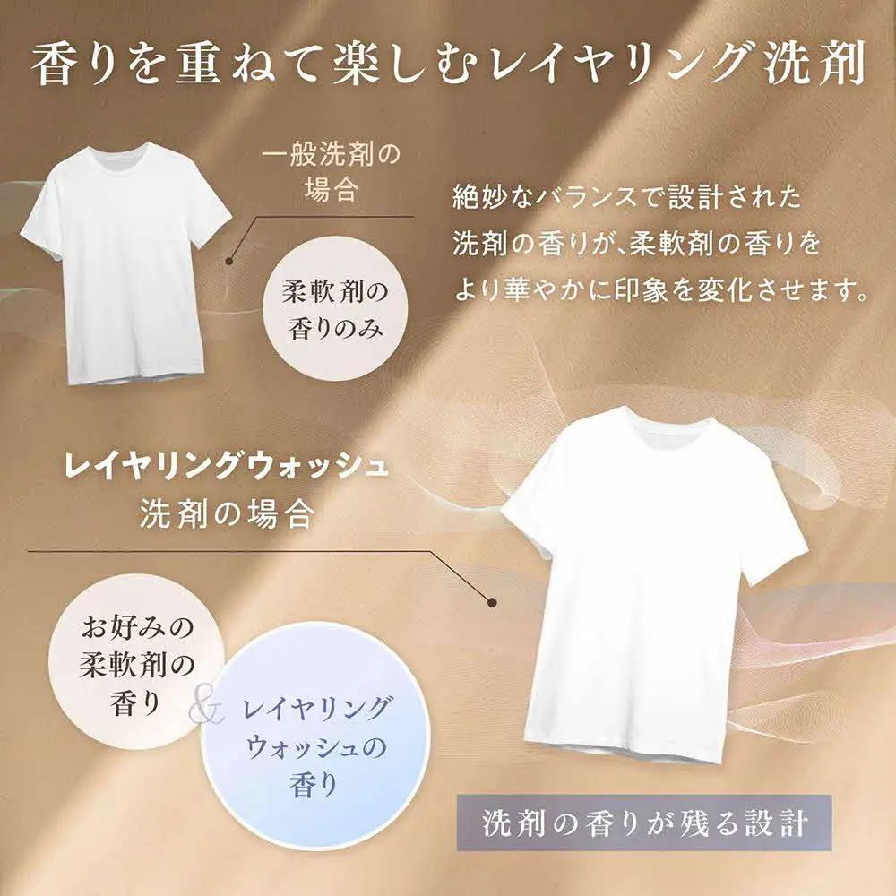 ファーファ ファインフレグランス レイヤリングウォッシュ 本体＋詰替セット（本体1個・詰替3個）[ 日用品 洗濯 洗濯洗剤 洗濯用洗剤 衣類用洗剤 ランドリー フレグランス ] 雑貨 