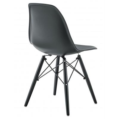 ふるさと納税 恵那市 人気デザインチェア モノトーン ブラック 1脚 |  | 03