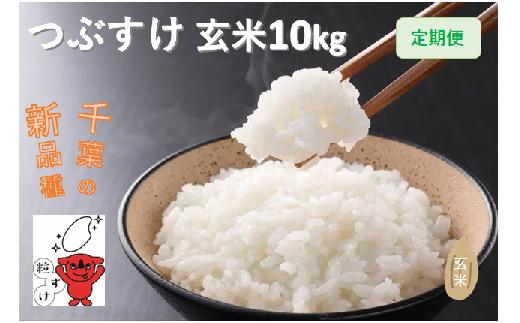 
定期便 6回 こだわり 粒すけ 玄米 10kg / お米 つぶすけ 厳選 米 ごはん ご飯 産地直送
