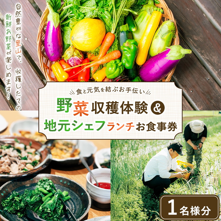 ＼食と元気を結ぶお手伝い／農村レストラン 飛火鞍 収穫体験＆地元シェフによるランチのお食事チケット 1名様分 〔C-93〕 | 野菜 やさい 収穫体験 ランチ 発酵食 体験 お食事券 農業体験 那須町 栃木県