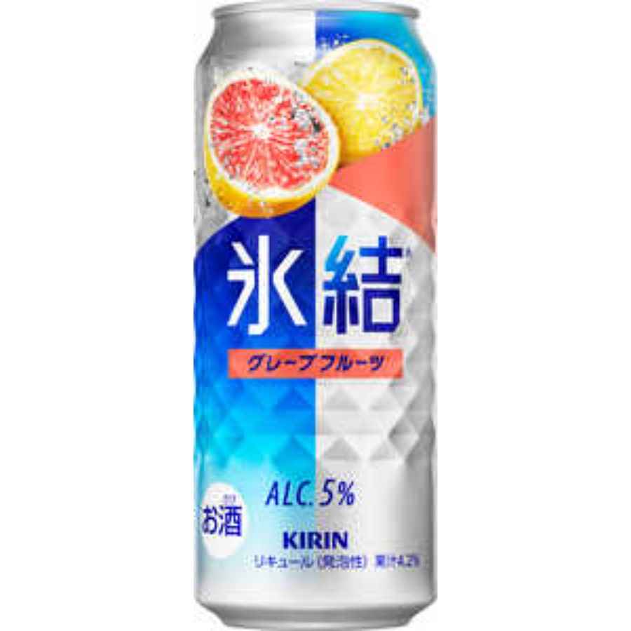 ＜キリンビール＞キリン 氷結(R) グレープフルーツ 500ml 缶（お酒）×24本