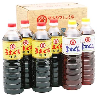 ふるさと納税 人吉市 熊本県人吉市　うまくち醤油1L×4本　うすくち醤油1L×2本