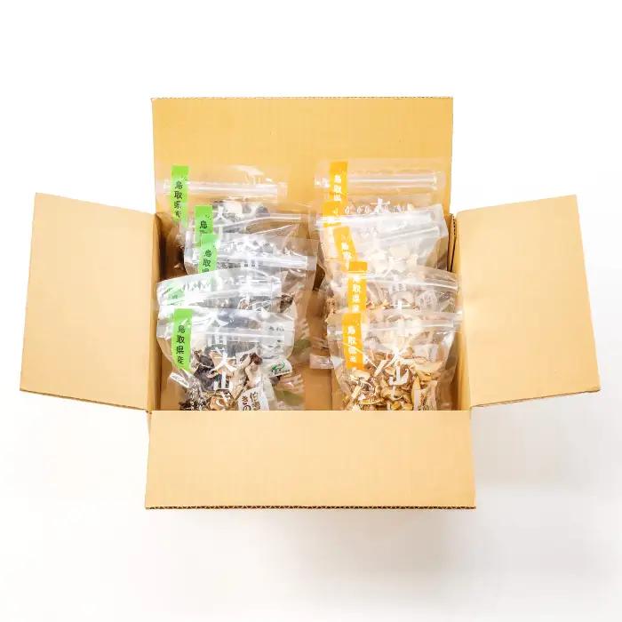 オーガニック乾燥しいたけ（20ｇ×5袋）＆乾燥きくらげ（20ｇ×5袋）セット【保存食 長期保存 椎茸 シイタケ 木耳 キクラゲ 乾燥 野菜】