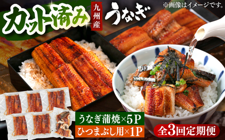 【全3回定期便】 うなぎの蒲焼 約80g×5Pとひつまぶしの贅沢セット　桂川町/山水商事[ADAH026]うなぎ うなぎ蒲焼 うなぎ うなぎひつまぶし うなぎ